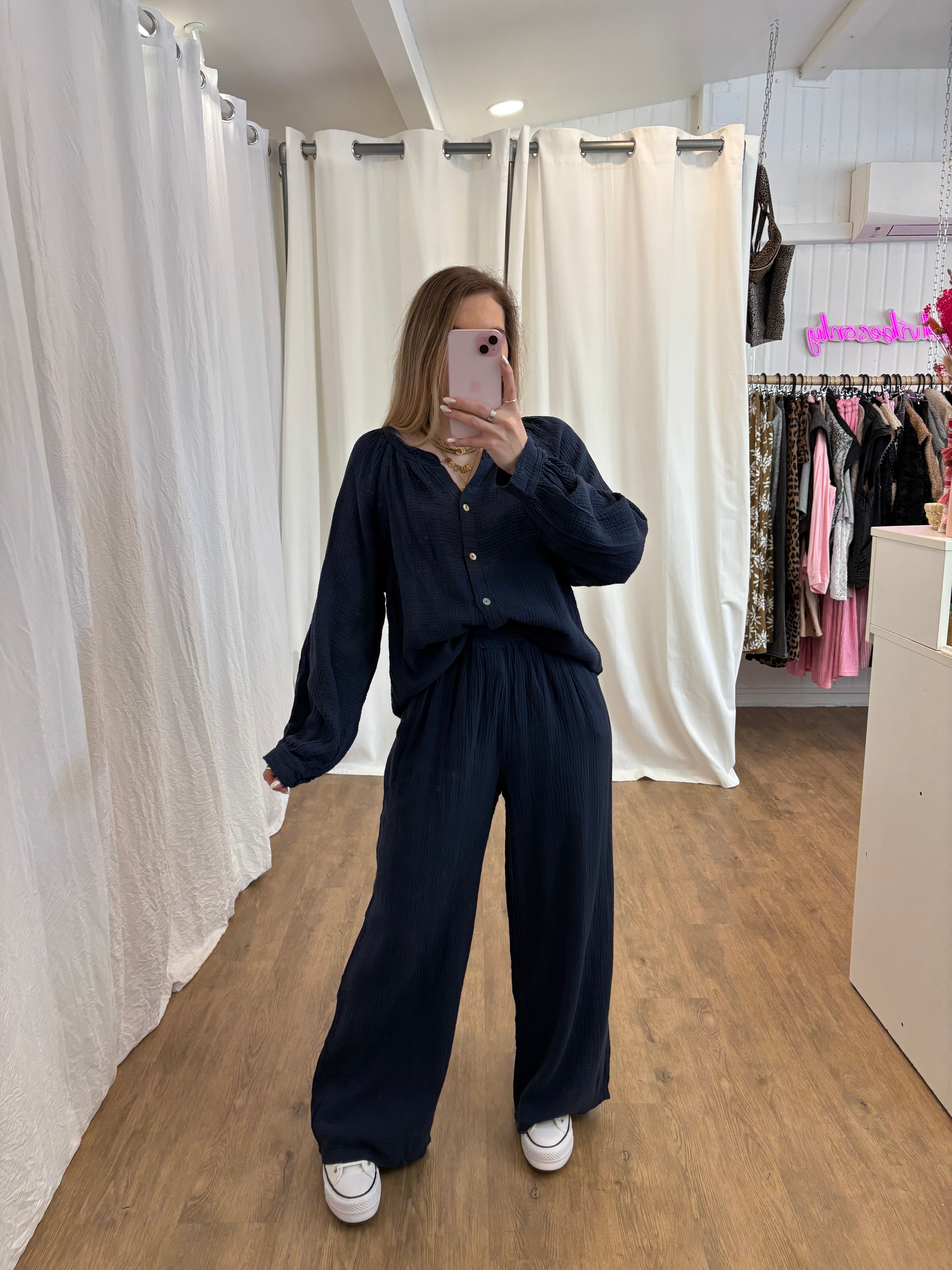 Pantalon LYA Bleu marine
