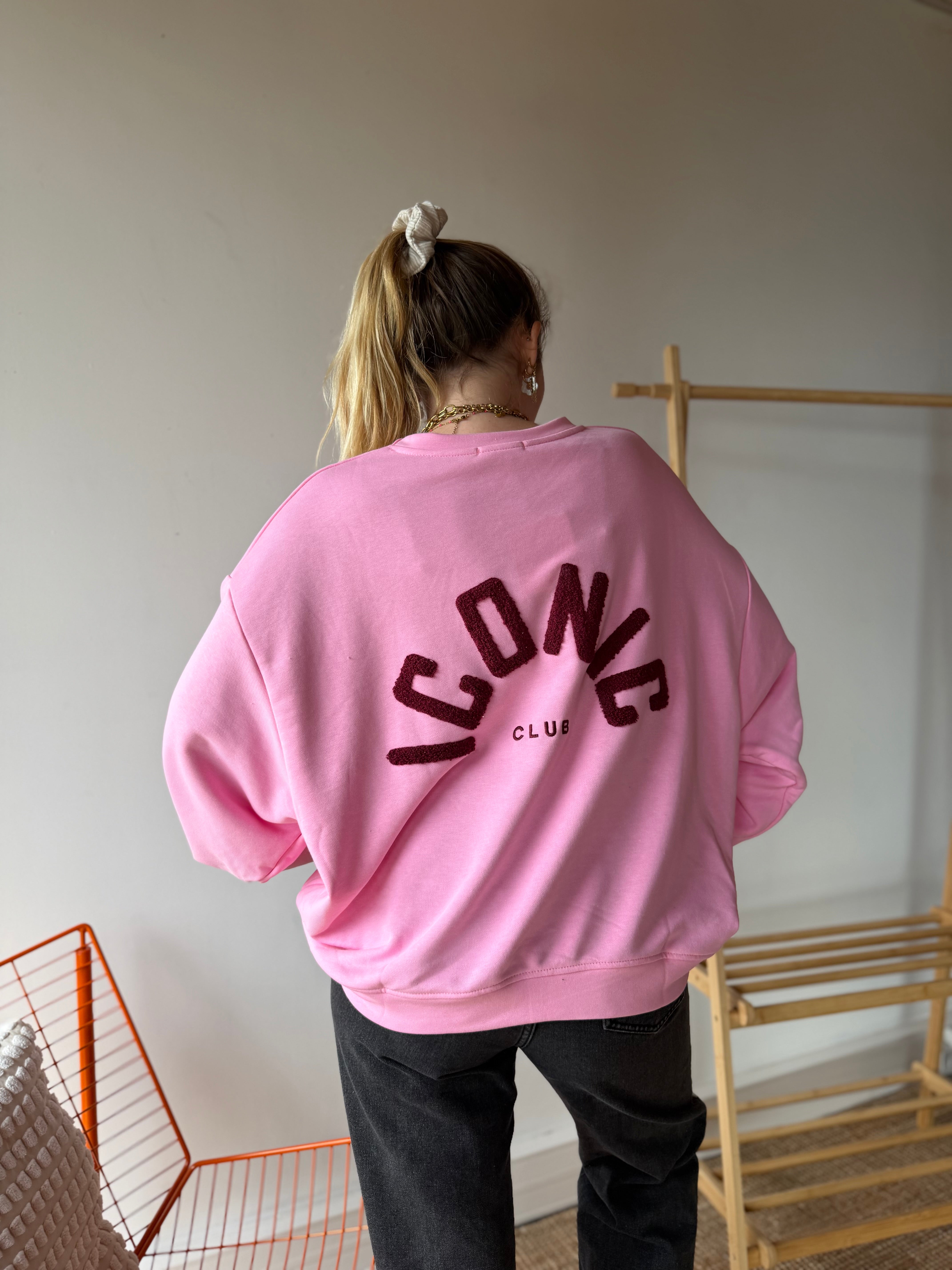 Sweat ICONIC CLUB Rose