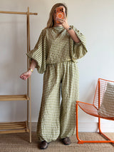 Pantalon DIANE Vert anis