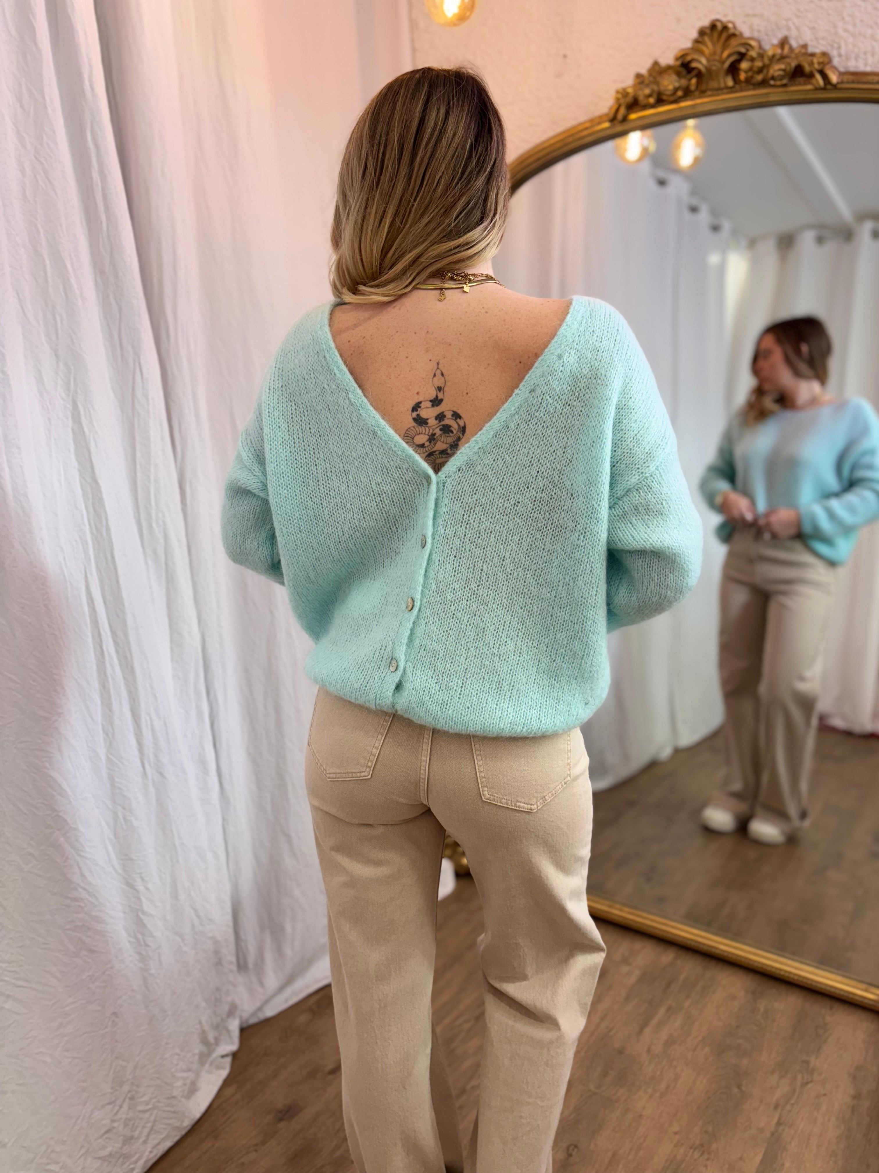 68 - Gilet LOU - Bleu azur 🧡