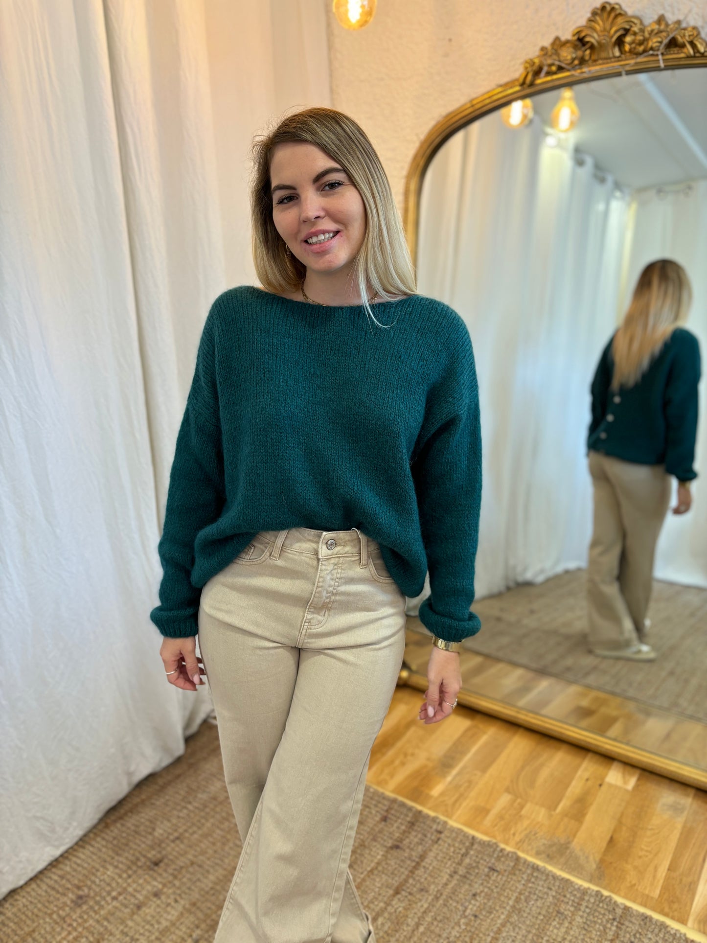 57 - Gilet LOU - Vert bouteille 🧡