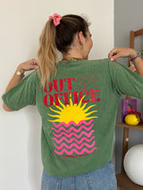 T-shirt OUT OF OFFICE Vert