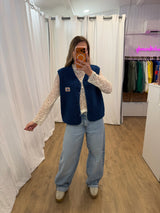 Gilet sans manches NINA Bleu marine
