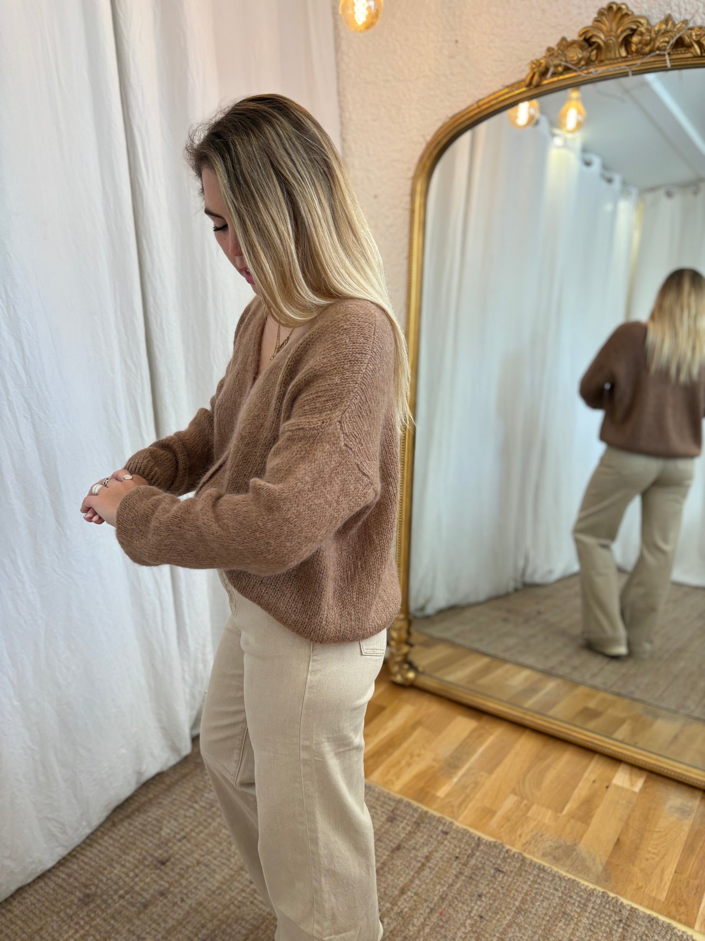 25 - Gilet LOU - Taupe 🧡