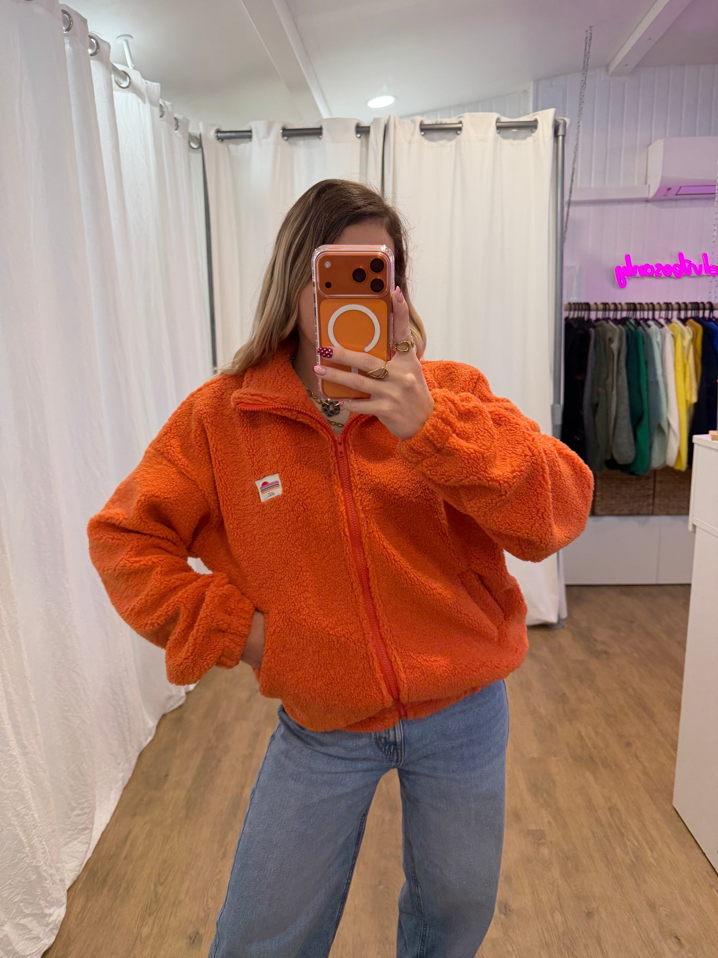 Veste polaire AVA Mandarine