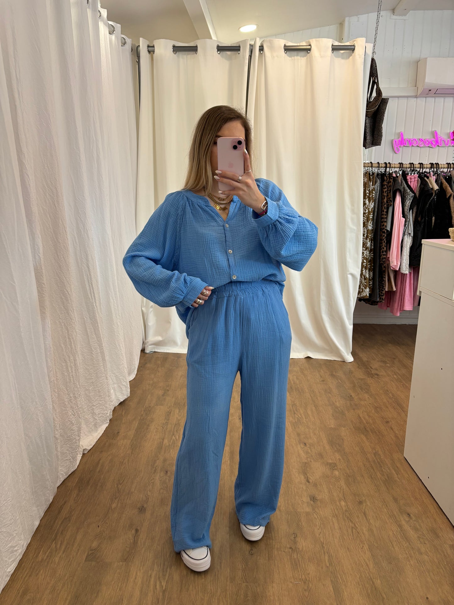 Pantalon LYA Bleu