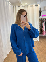 Blouse LYA Bleu électrique