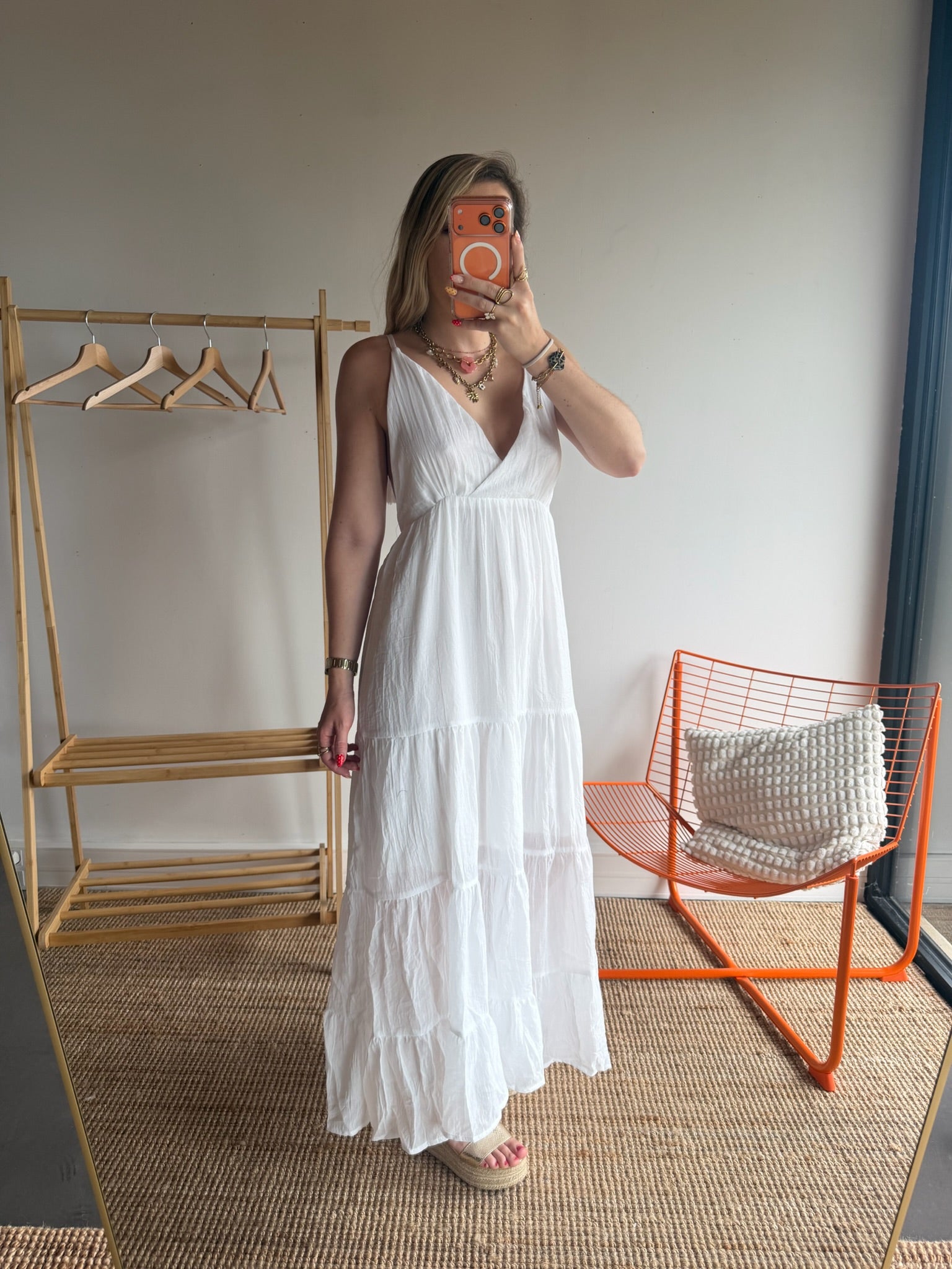 Robe LOUISA Blanc