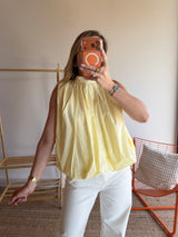 Top CARLA Jaune