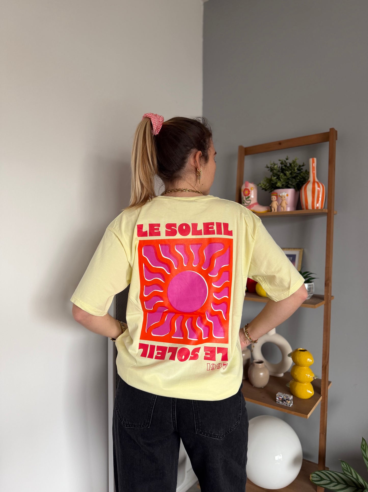 T-shirt SOLEIL Jaune
