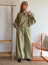 Pantalon DIANE Vert anis
