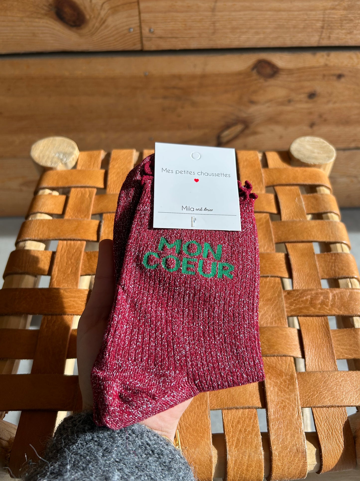 Chaussettes MON COEUR montantes