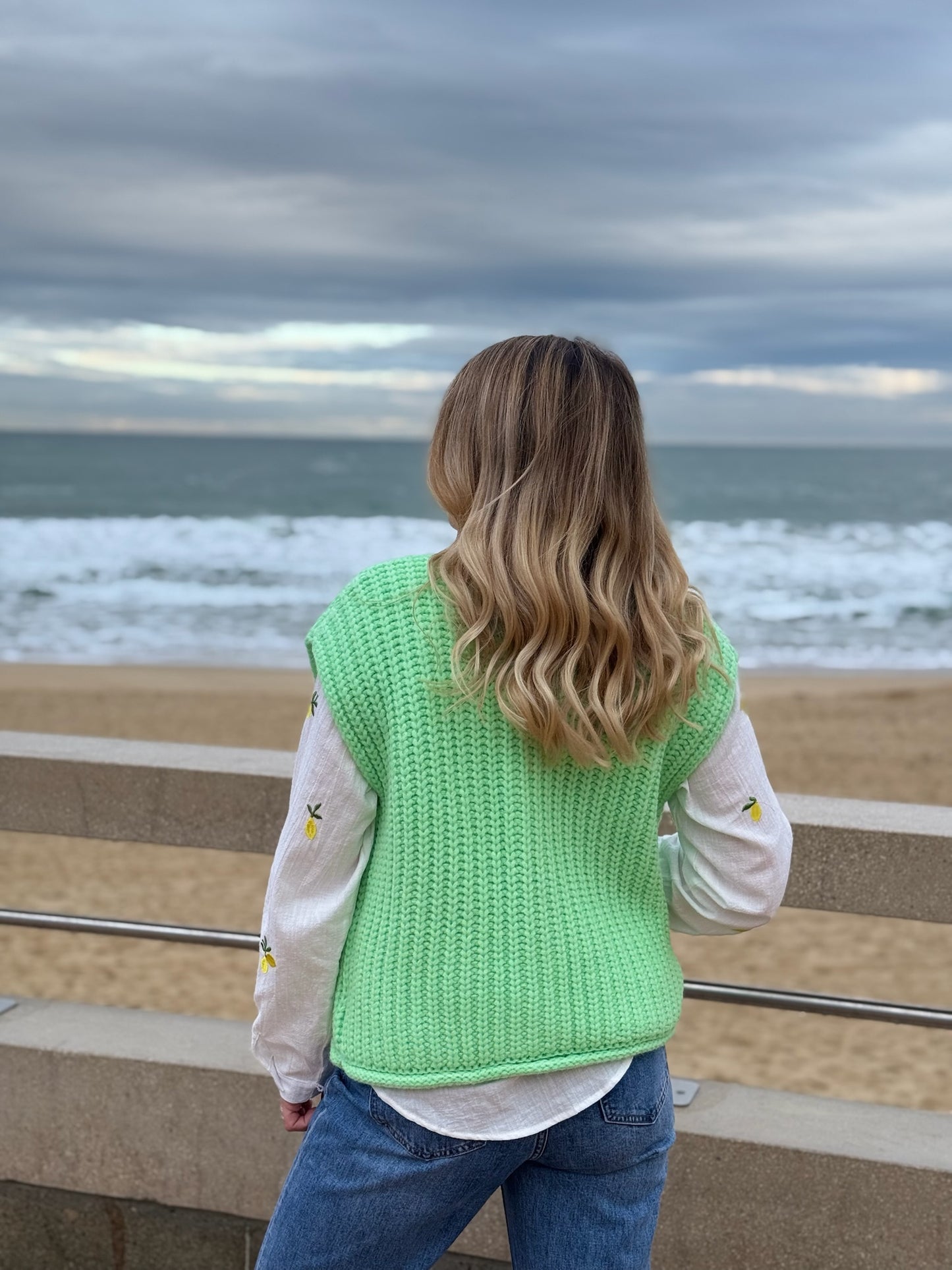 Gilet sans manches GINETTE Vert