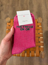 Chaussettes MAÎTRESSE EN OR montante