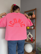 T-shirt marinière ICONIC Rose + Rose