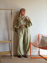 Pantalon DIANE Vert anis