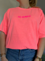 T-shirt ICONIC Corail fluo