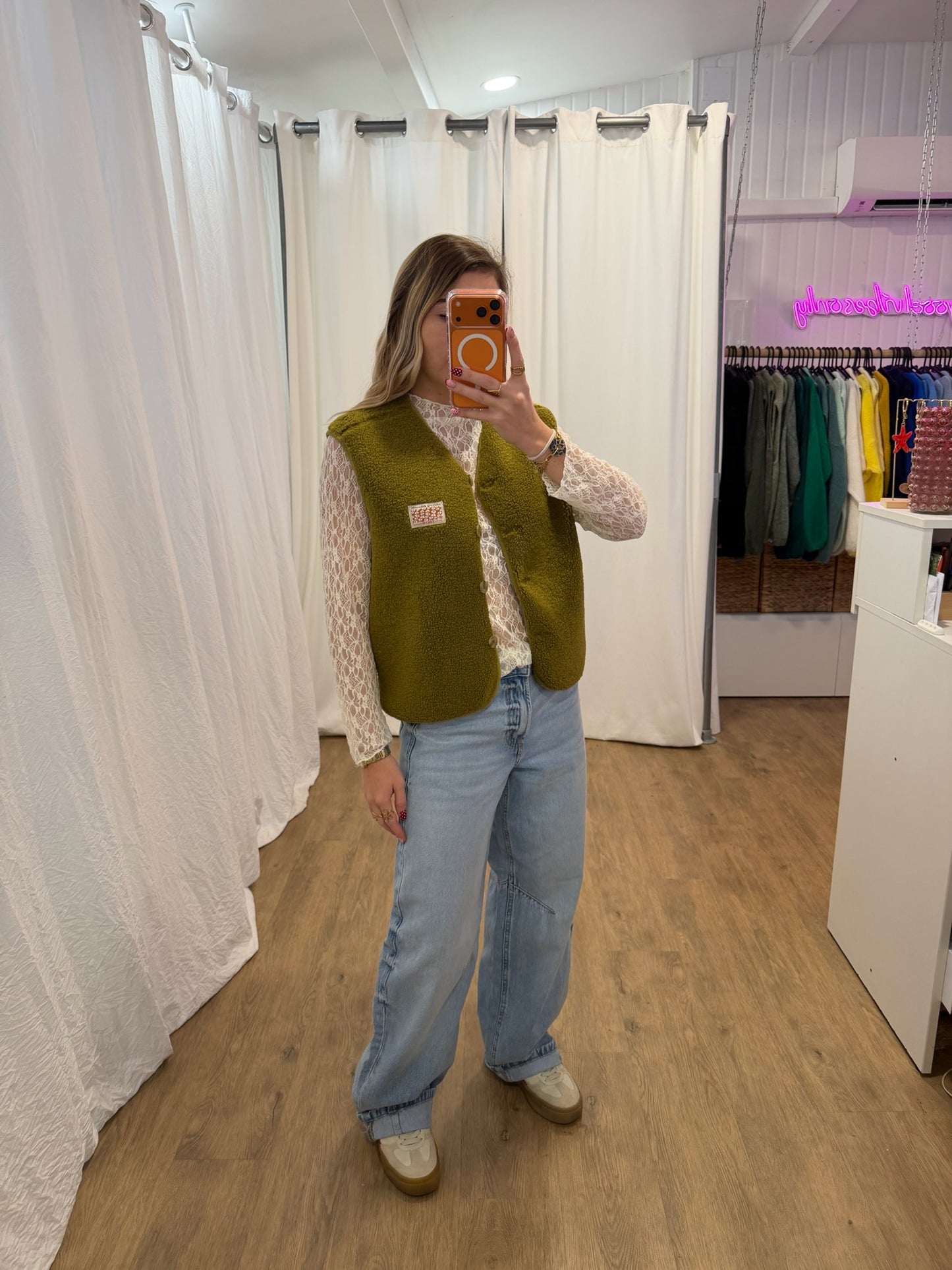 Gilet sans manches NINA Kaki