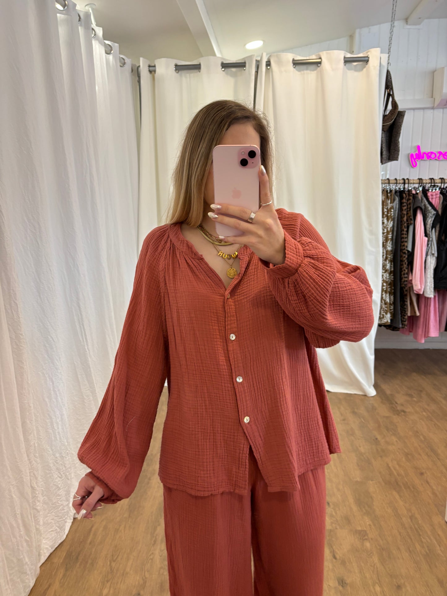 Blouse LYA Terracotta