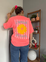 T-shirt AMOUR AU SOLEIL Corail