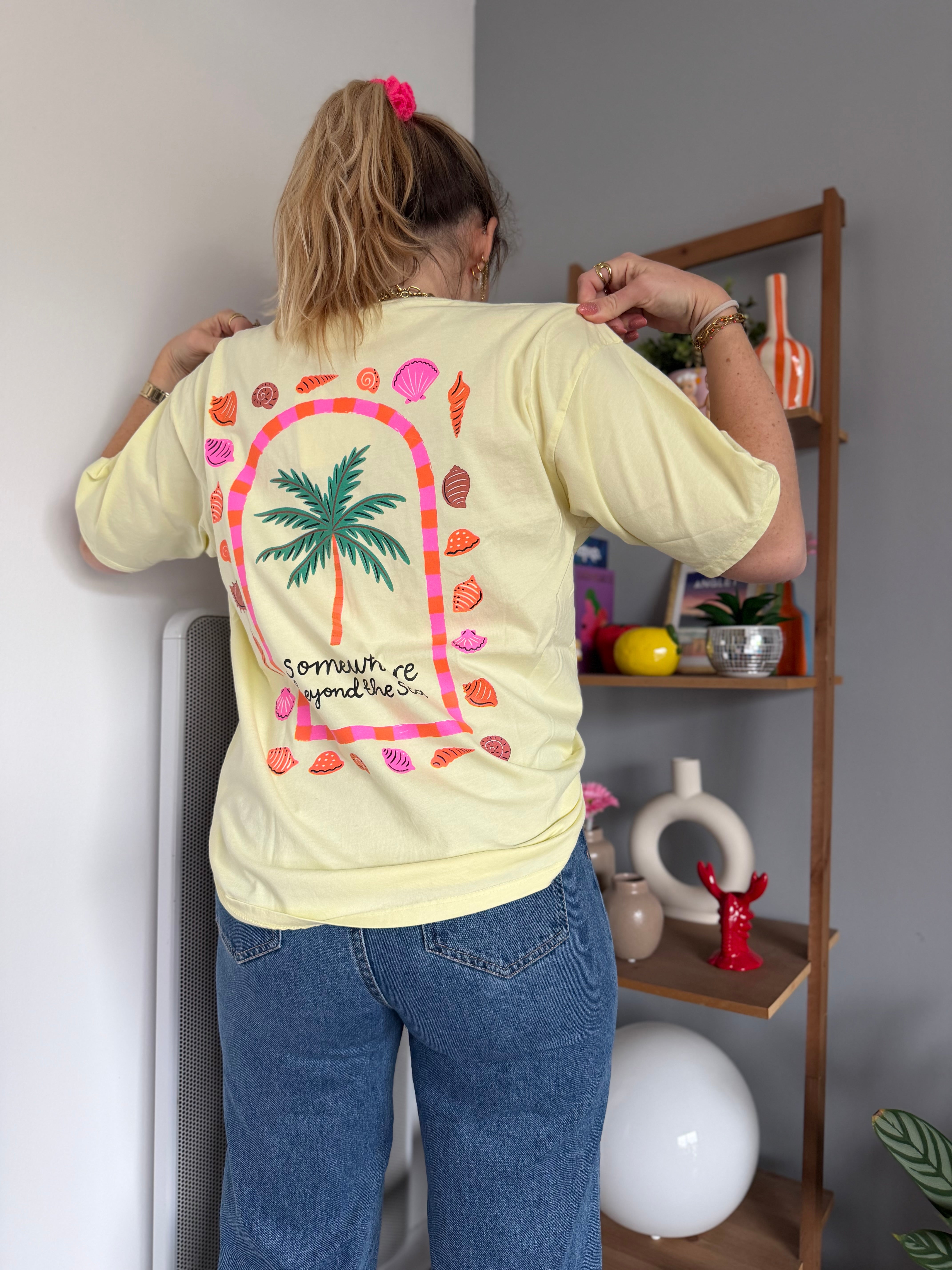 T-shirt COQUILLAGE Jaune