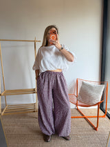 Pantalon DIANE Prune