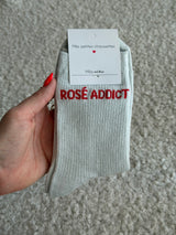 Chaussettes montantes ROSÉ ADDICT