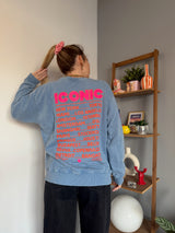 Sweat ICONIC Bleu