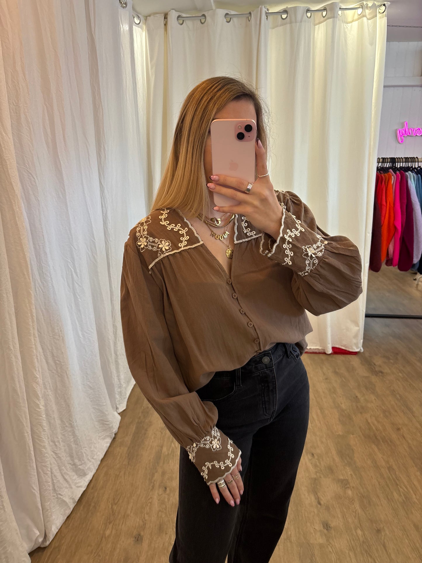 Blouse JULIA Chocolat