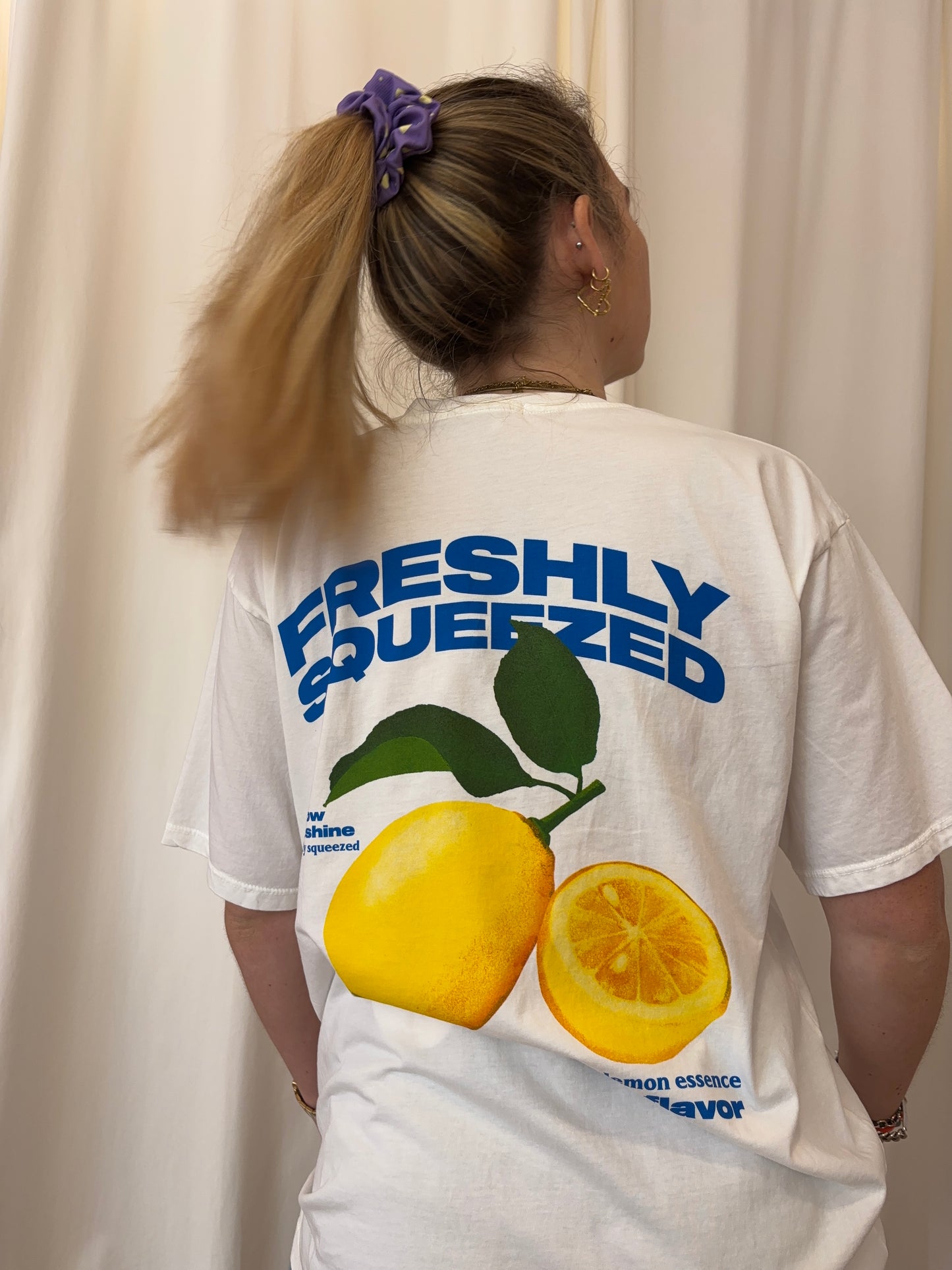 T-shirt CITRON Blanc