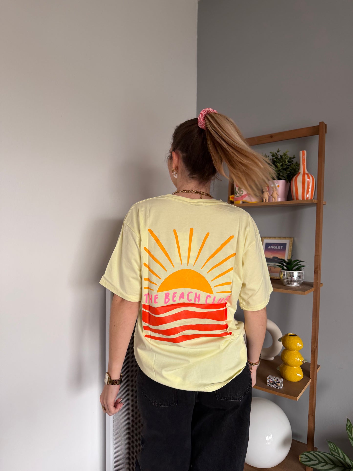 T-shirt THE BEACH CLUB Jaune