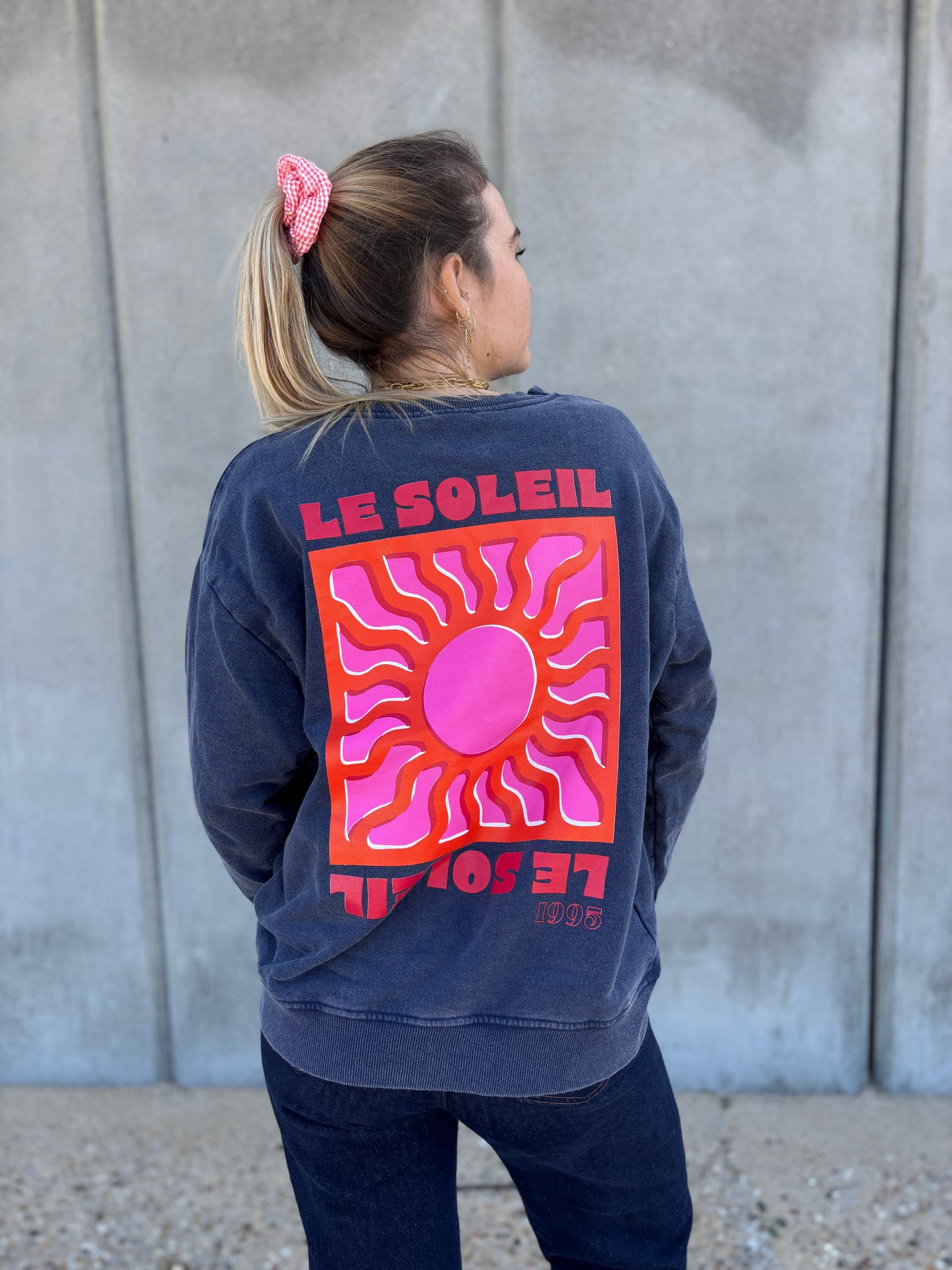 Sweat SOLEIL Bleu marine