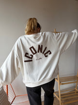 Sweat ICONIC CLUB Blanc