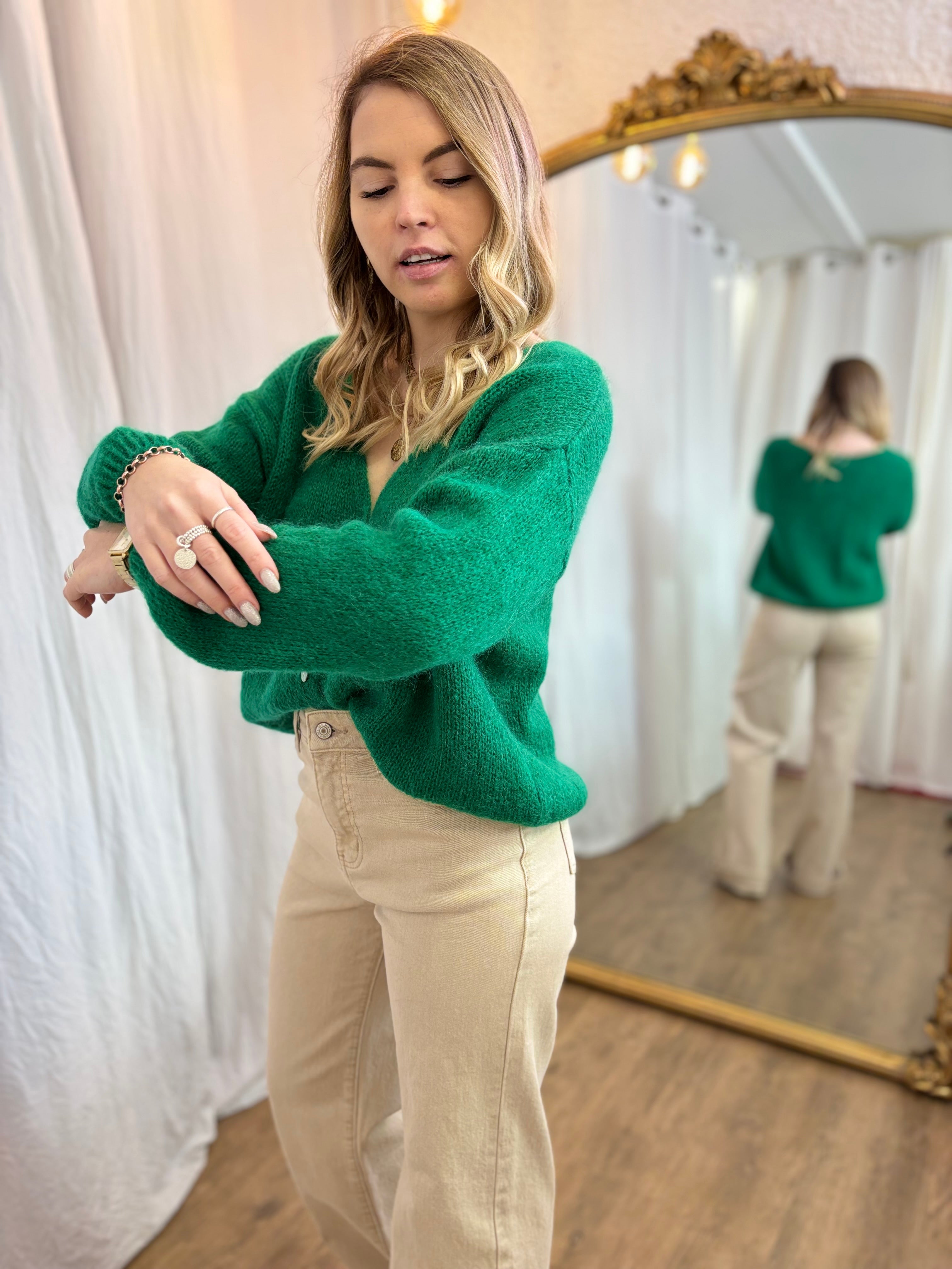 36 - Gilet LOU - Vert Brazil 🧡
