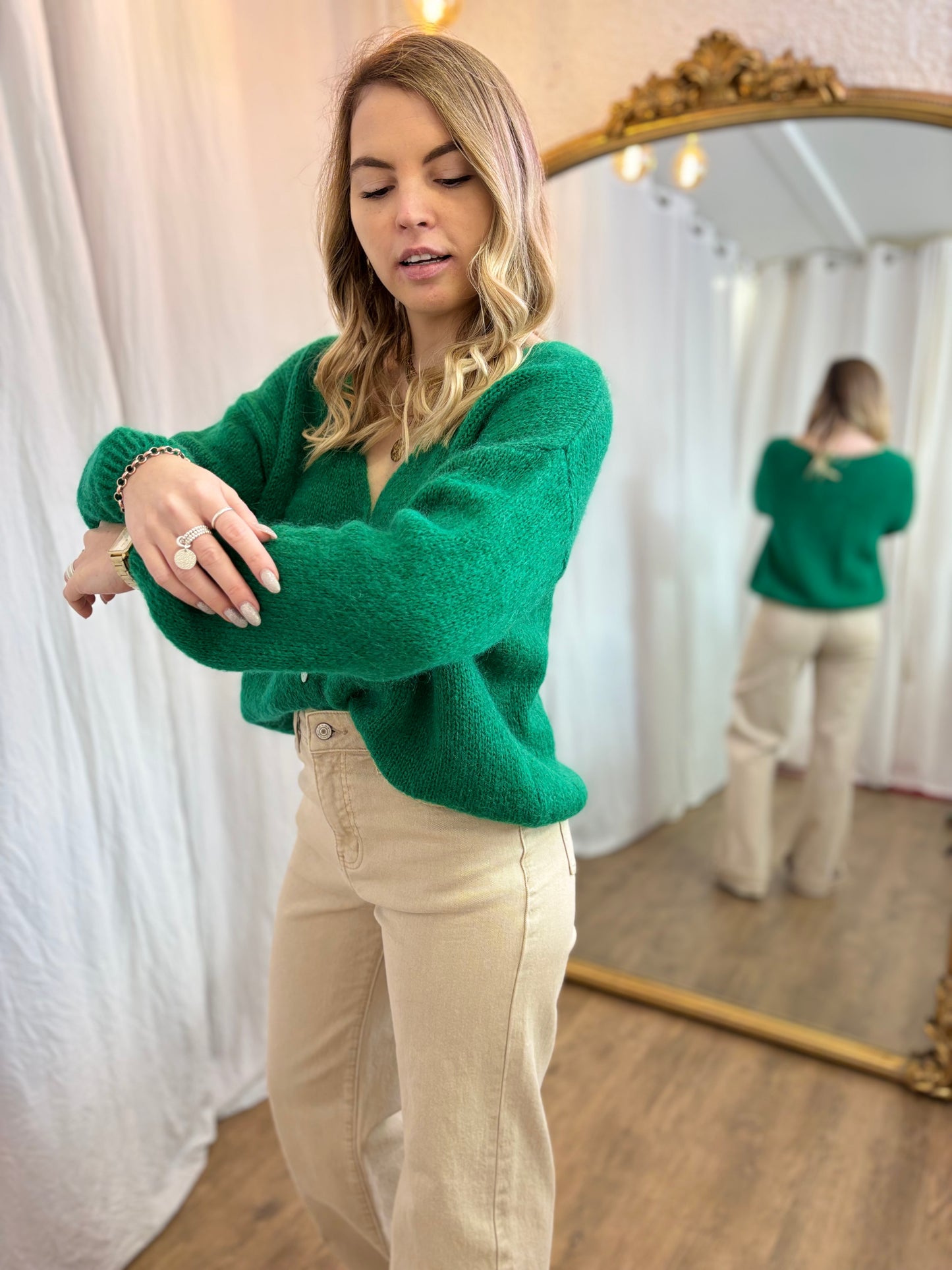 36 - Gilet LOU - Vert Brazil 🧡