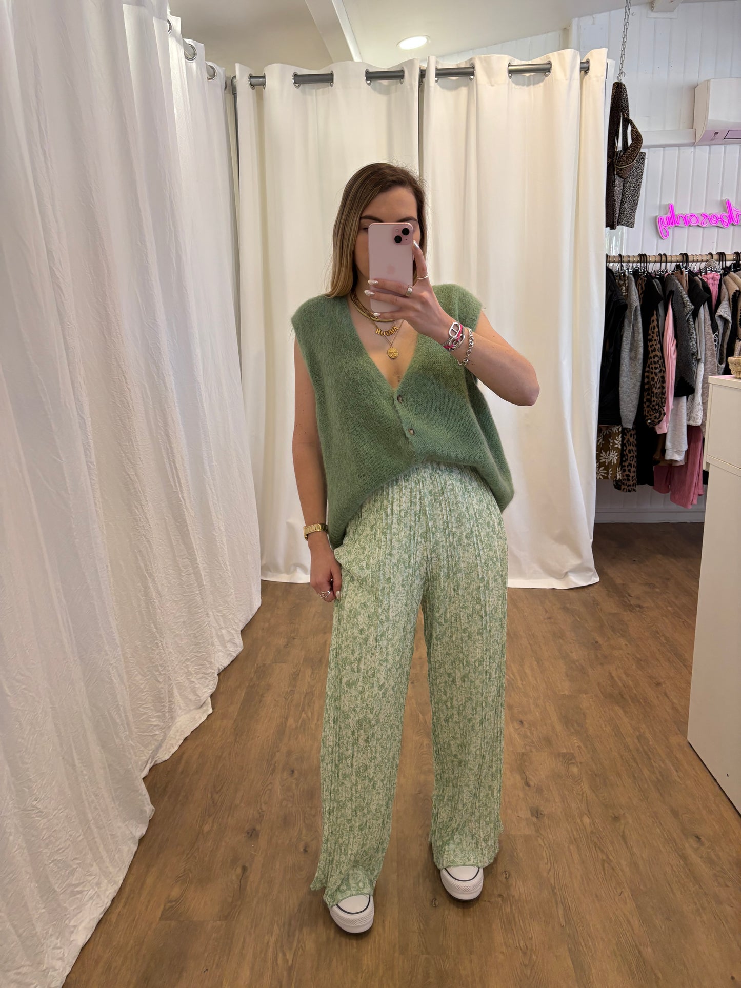 4 - Pantalon plissé BILI Vert