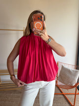 Top CARLA Framboise