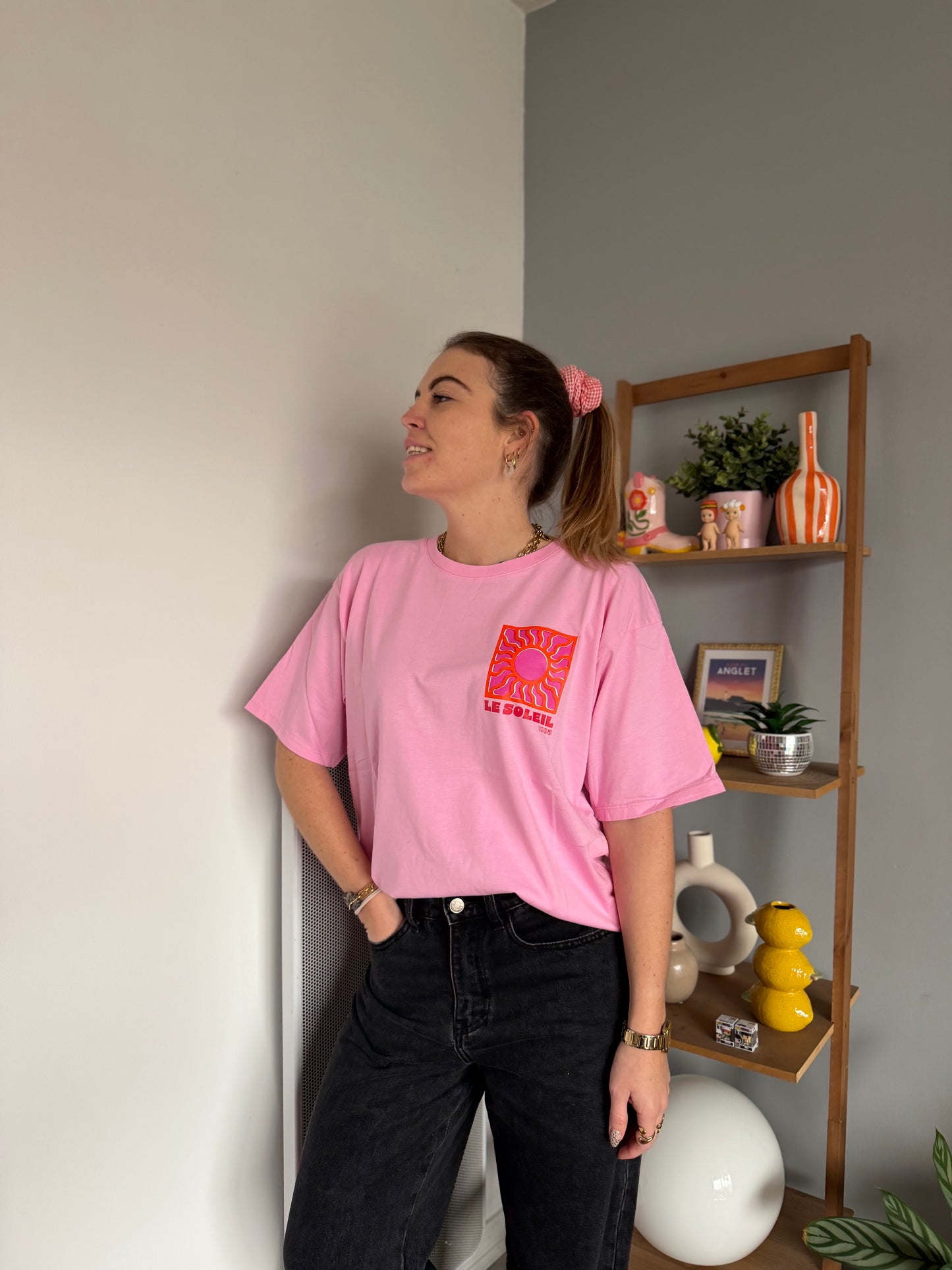 T-shirt SOLEIL Rose baby