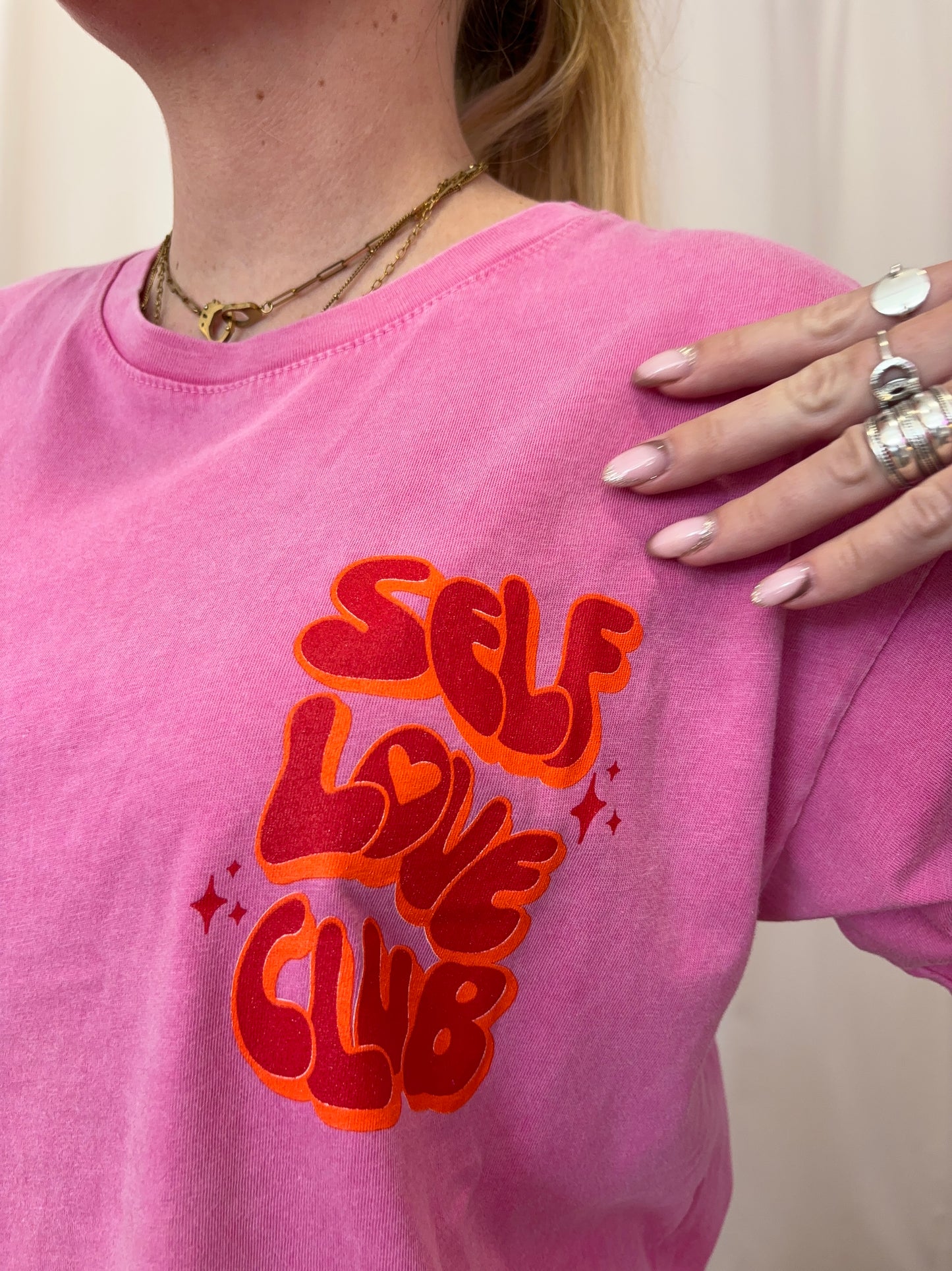 T-shirt SELF LOVE Rose