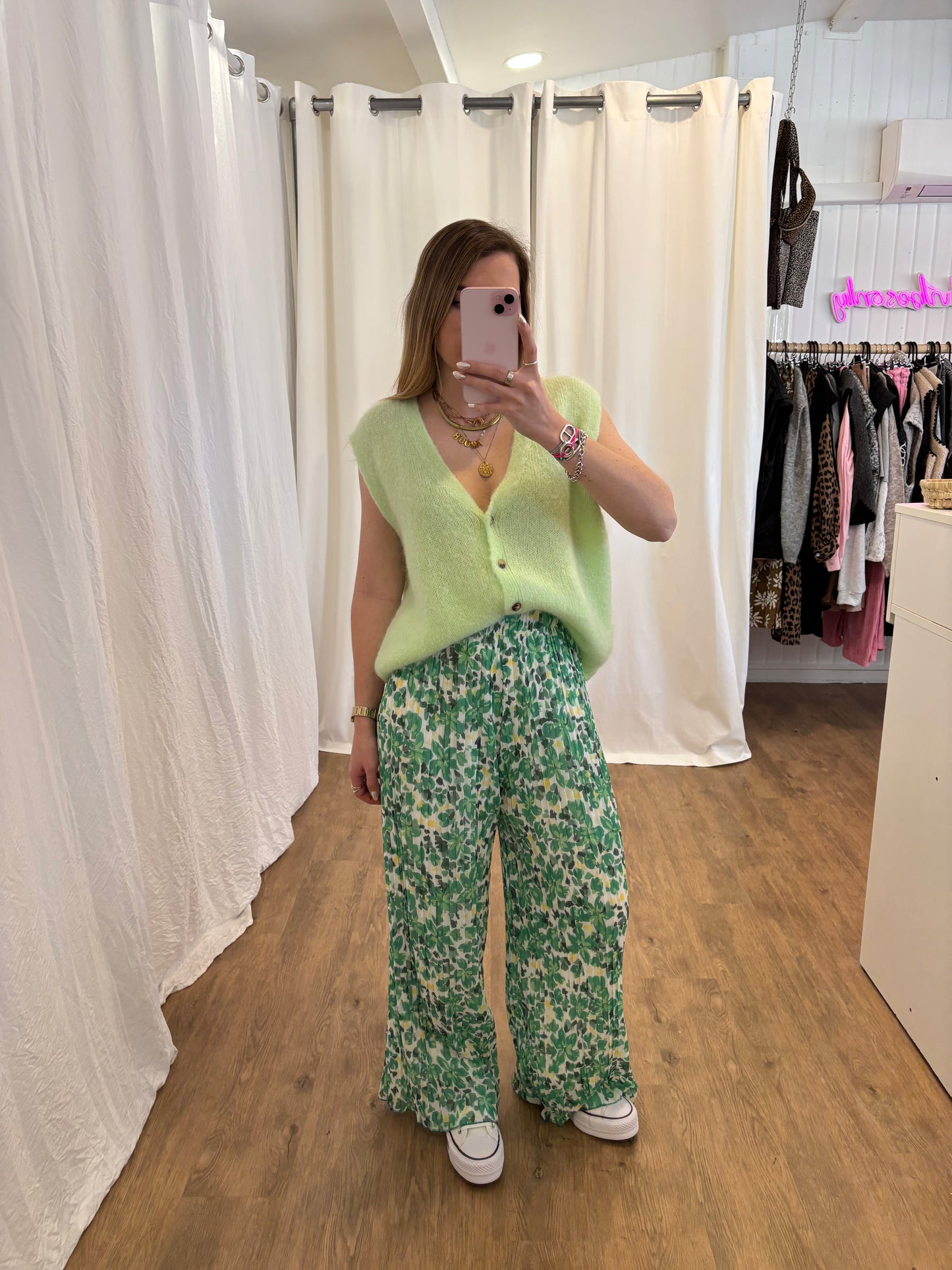 6 - Pantalon plissé BILI Vert