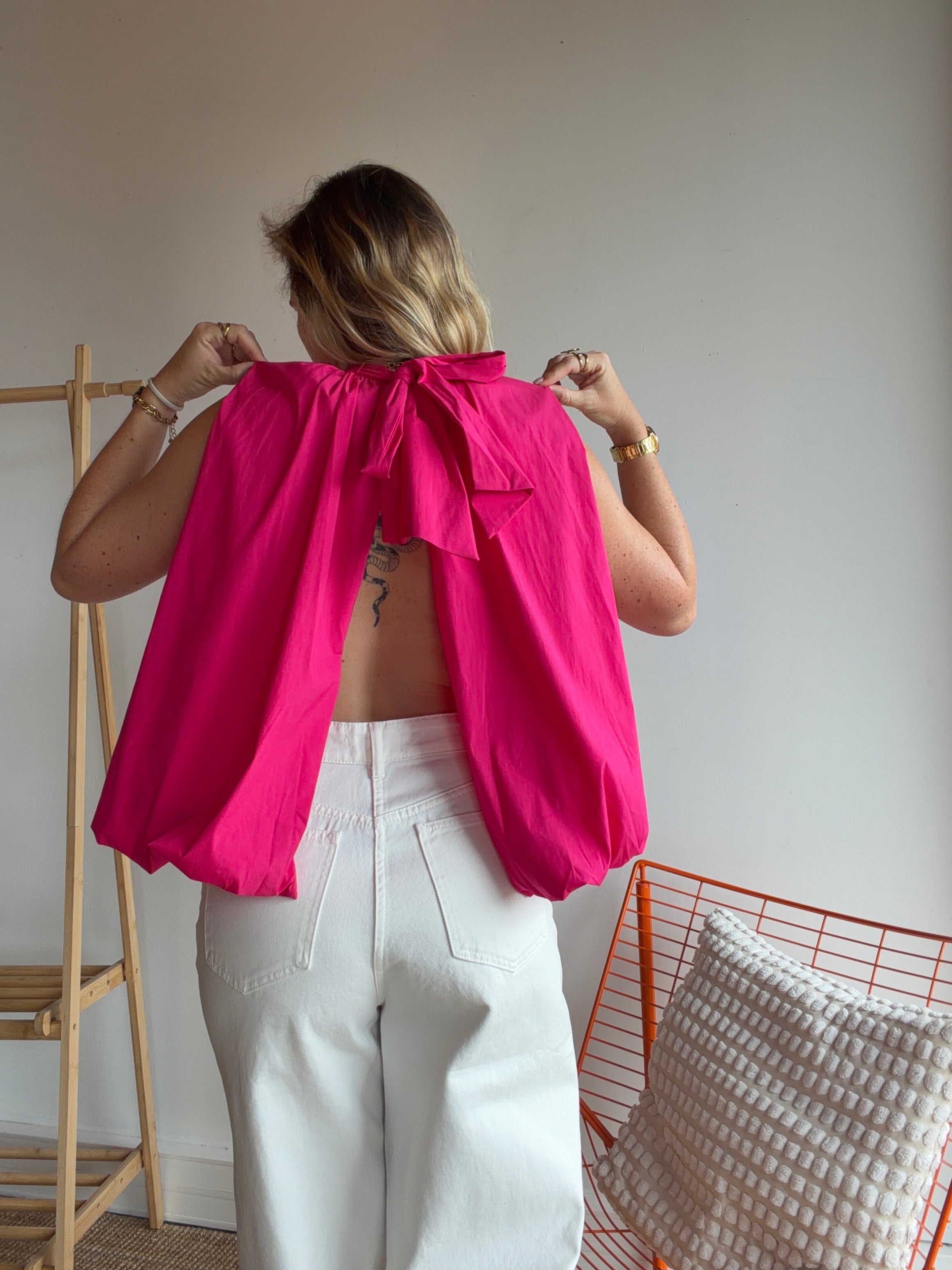 Top CARLA Fushia
