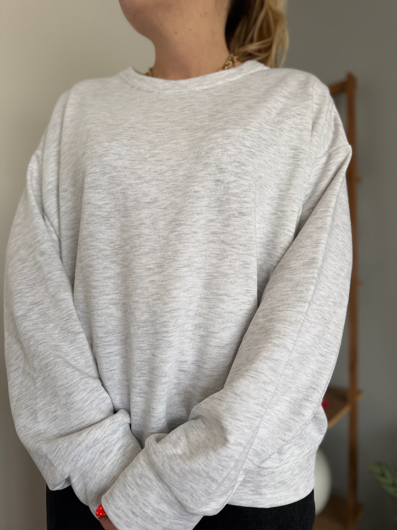 Sweat GOOD VIBES Gris