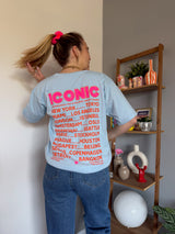 T-shirt ICONIC Bleu ciel