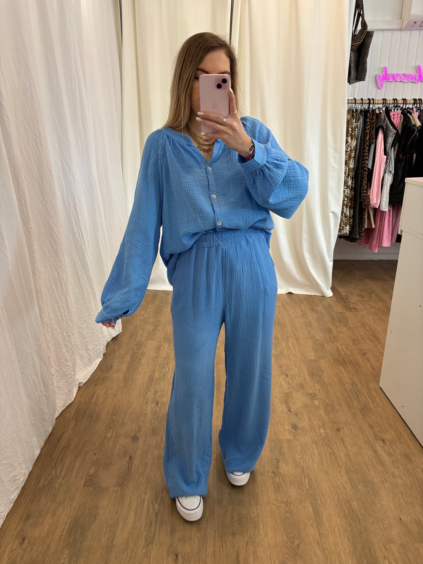 Pantalon LYA Bleu