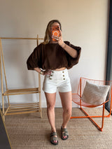 Blouse LISA Chocolat