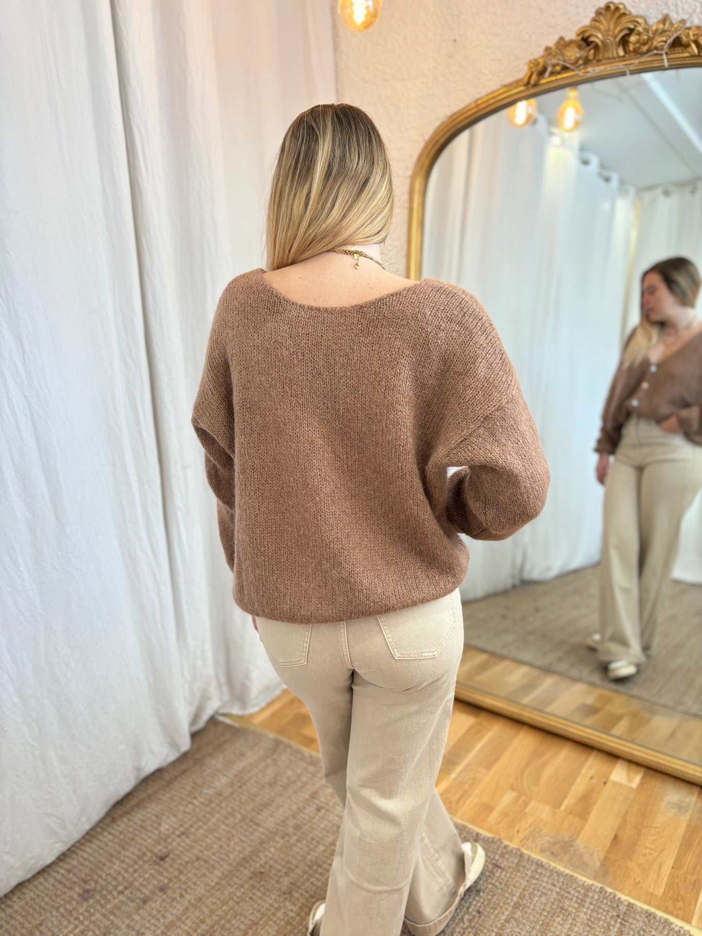 25 - Gilet LOU - Taupe 🧡