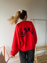 Sweat ICONIC CLUB Rouge