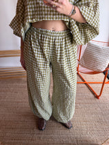 Pantalon DIANE Vert anis