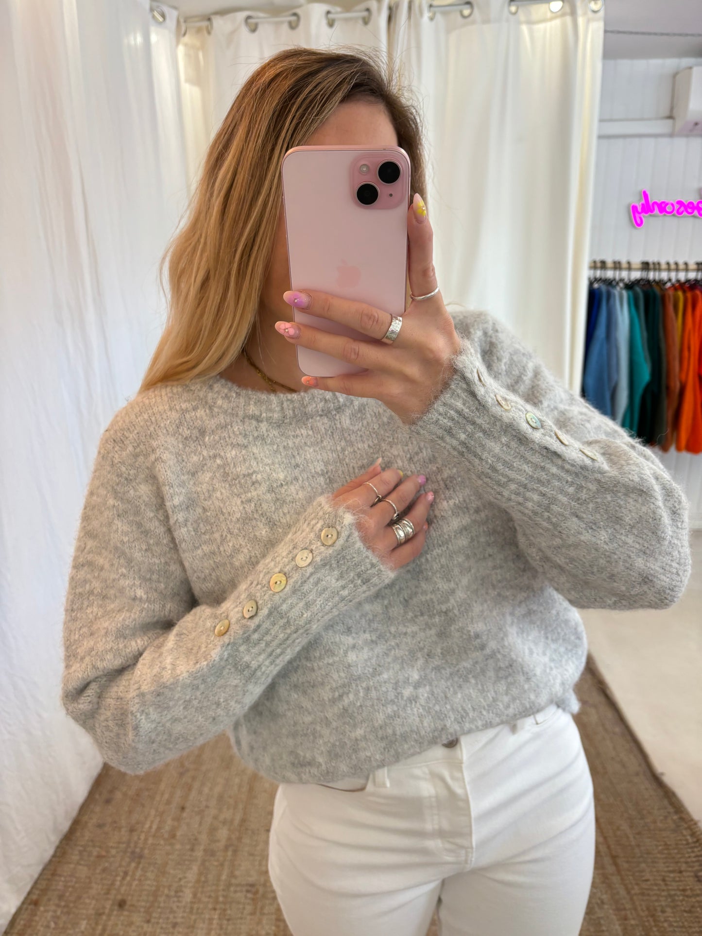 Pull CLAUDIA Gris clair