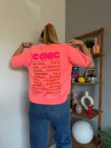T-shirt ICONIC Corail fluo